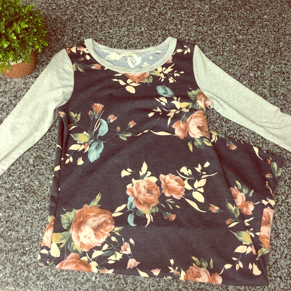 Floral t shirt dress - Picture 1 of 1